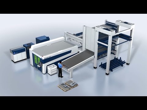 TRUMPF automation: TruLaser 5030 fiber - Semi-automated und fully automated processing