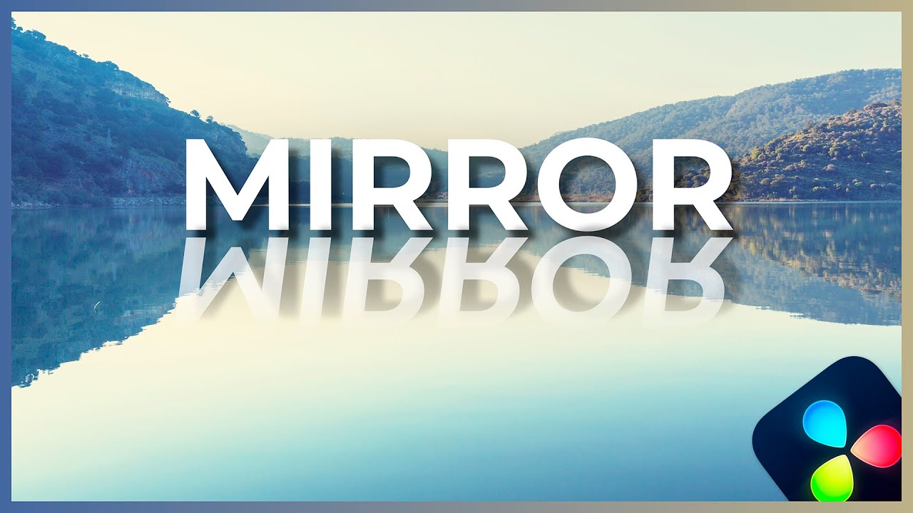 Mirror Text Effect in DaVinci Resolve | Tutorial for Beginners