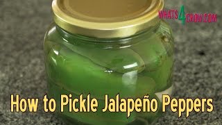 How to Pickle Jalapeño Peppers - Homemade Pickled Jalapeño Peppers Quick & Easy