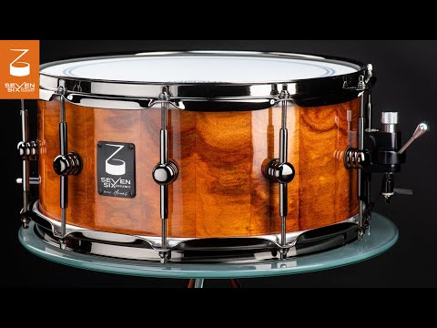 Seven Six Drum Company 6.5x14  "The Canarywood" Custom Snare Drum 2022 Canarywood High Gloss Polyest image 13