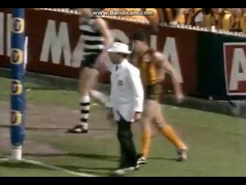 The opening goal of the 1989 VFL Grand Final