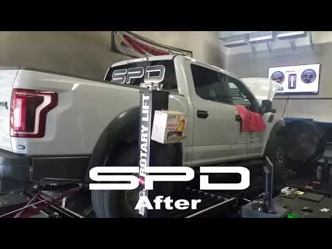 SPD Turbo Adapter Before & After Dyno Test, 2017 2018 2019 Raptor