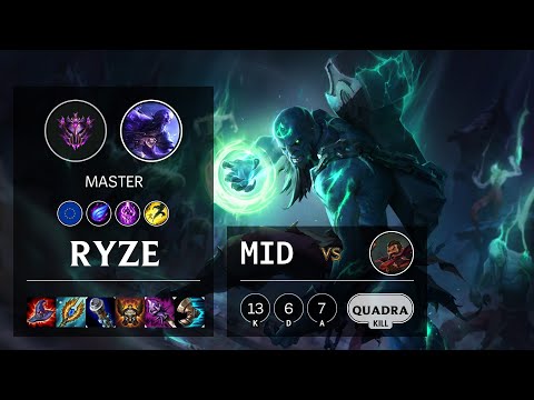 Ryze Mid vs Graves - EUW Master Patch 10.15