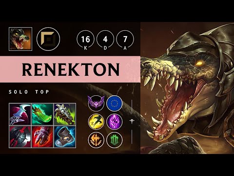 Renekton Top vs Volibear: Legendary - EUW Master Patch 14.17