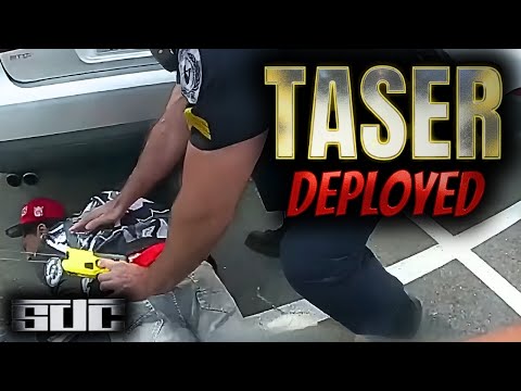 Head Meets Bumper After Taser Deployment