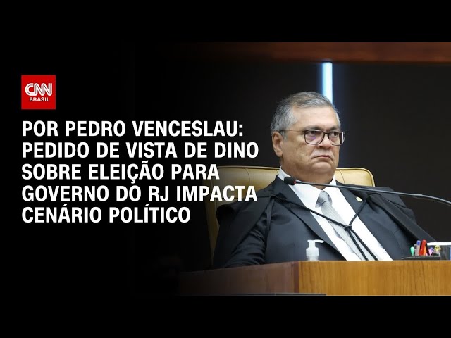 Análise: Pedido de vista de Dino sobre eleição para governo do RJ impacta cenário político |CNN 360º