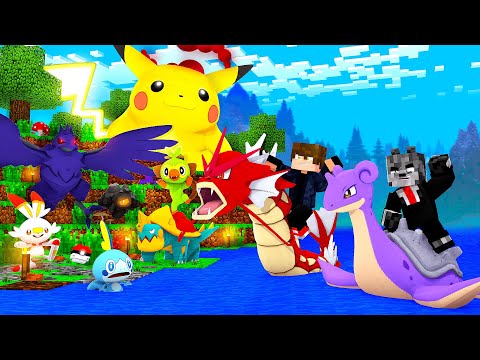 ILHA dos POKÉMON de SWORD and SHIELD super SECRETA no MINECRAFT