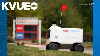 This Central Texas H-E-B offers robot delivery service