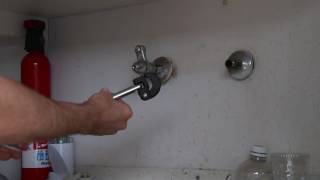 How to loosen / unscrew a stuck / too tight faucet pipe from water supply line