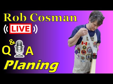Hand Planing Wood - Live Q & A (28 NOV 2020)