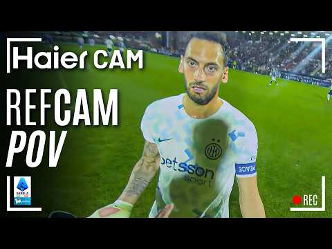 HAIER CAM | REF CAM POV: You Are The Referee in Como-Inter | Serie A 2025/26