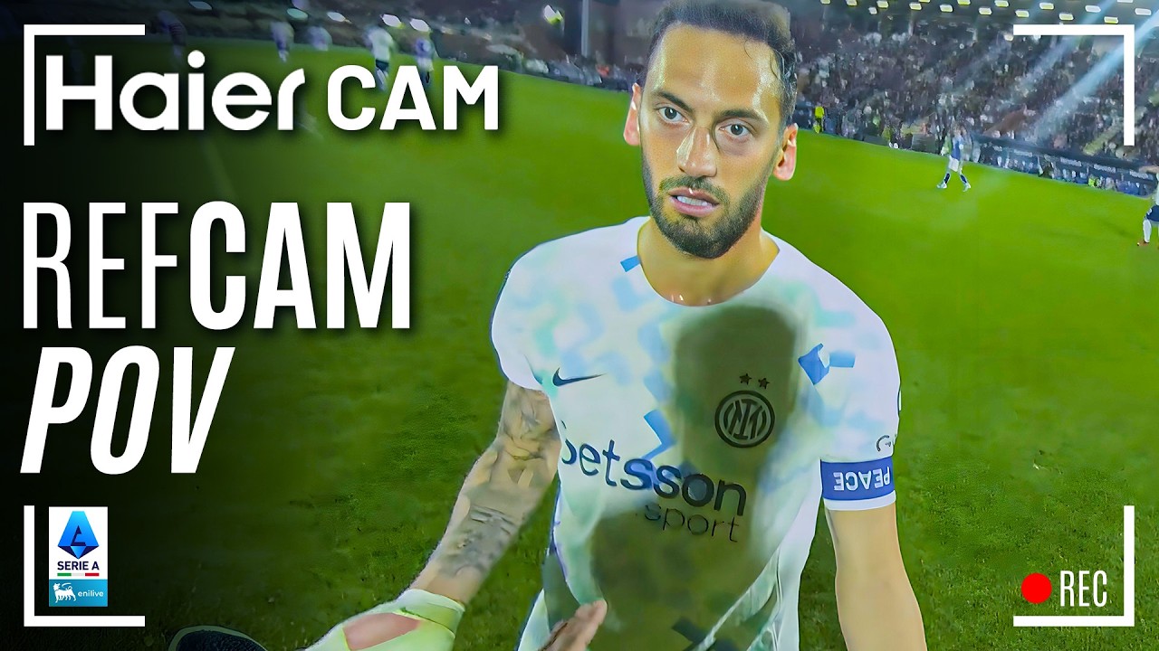 HAIER CAM | REF CAM POV: You Are The Referee in Como-Inter | Serie A 2025/26