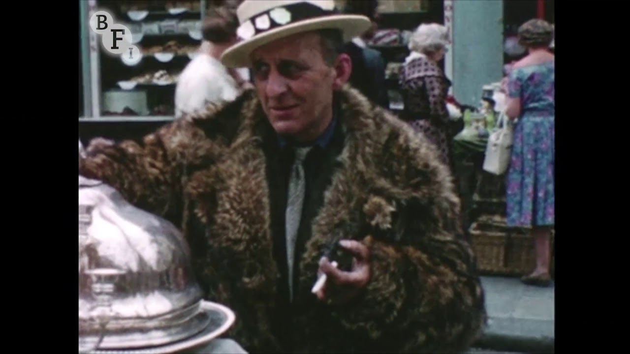 Portobello Road Market - Personal Film - c.1954 | BFI National Archive