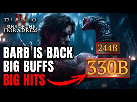 BARB FINALLY BACK! BIG BUFFS & BIG HITS - Build Guide Season 9 Diablo 4