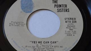 Pointer Sisters - Yes We Can Can  45rpm