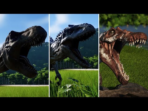 All Dinosaur Roar Jurassic World Evolution | Carnivore