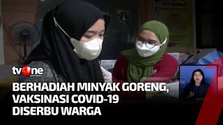 Download lagu Vaksinasi Covid-19 Berhadiah Minyak Goreng, Gerai Vaksin Diserbu Warga | Kabar Pagi tvOne mp3