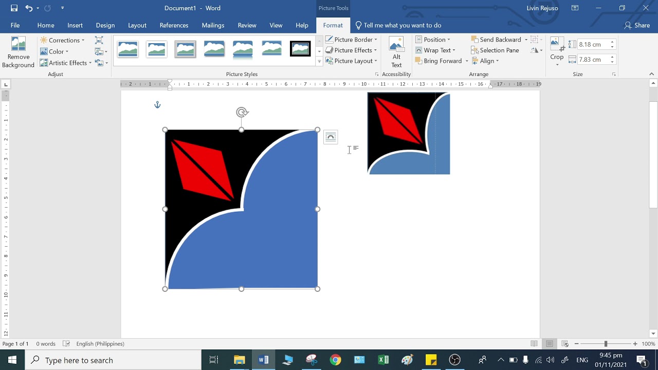 Modulo Art: Creating Legend Design using MS Word (Video 1)