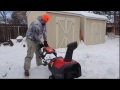 Снегоуборщик Husqvarna ST151 - видео №1