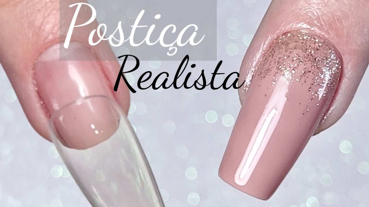 Como Fazer Unhas Postiça Realista ( Passo a Passo ) + Decoração
