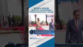 Viral Momen Presiden Jokowi Senyum Tipis 'Tahan Malu' Kebablasan saat Upacara di Kenya