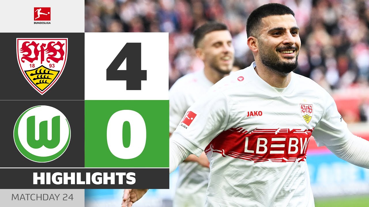 VfB Stuttgart vs VfL Wolfsburg Highlights