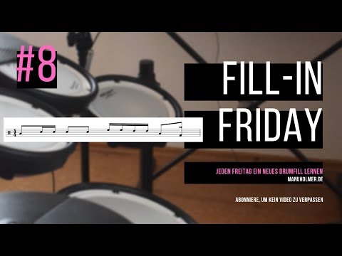 Fill-In Friday #8 - Jeden Freitag ein neues Drumfill lernen - Schlagzeug Übungen für Anfänger