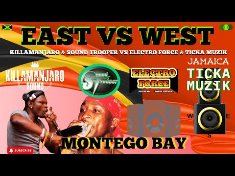🔥 Killamanjaro & Sound Trooper vs Electro Force & Ticka Muzik | East VS West Battle in Mobay! 🎤💥