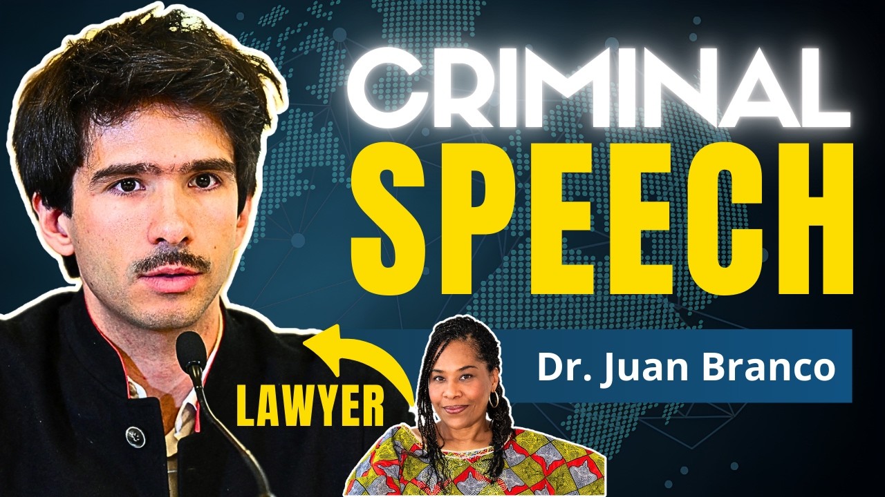 Freedom of Speech Punished Harder Than Crime | Dr. Juan Branco (Lawyer of Nathalie Yamb)