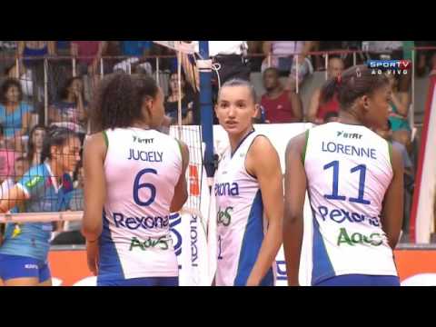 rio de janeiro x minas - superliga - últimos pontos de cada set