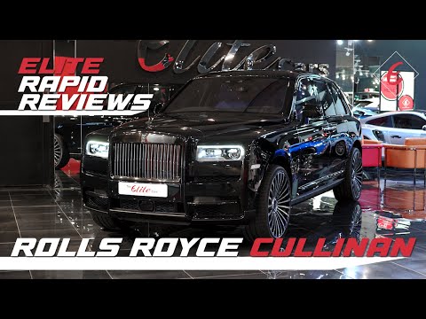 2022 Rolls-Royce Cullinan Black Badge kit with Mansory rims | The Elite Cars Showroom