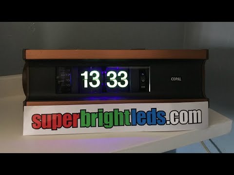 Blacklight LED Replacement For Flip Clocks