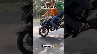 Xtreme 125r Stoppie🔥 #xtreme125r  #viral #shortsviral #motovlog