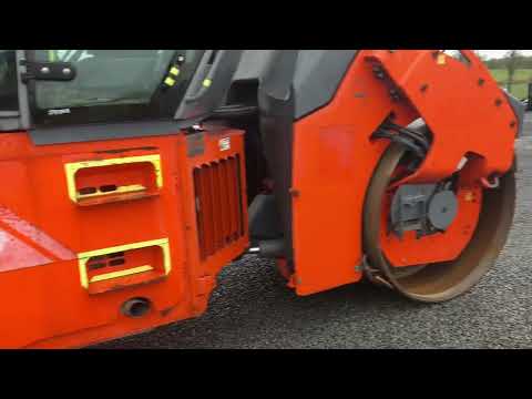 HAMM HD+110i DOUBLE DRUM RIDE ON CABBED ROLLER - Image 2