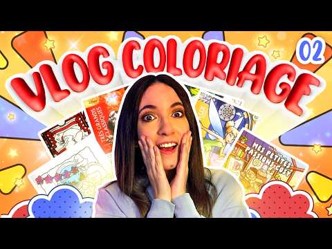 Vlog Coloriage 2026 ✨ Haul, organisation, coloriage feutres & crayons + annonces ! 💛