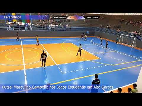 Seleção de Paranatinga é Ouro nos Jogos Escolares Estudantis em Alto Garças no Futsal Masculino; Confira os melhores momentos