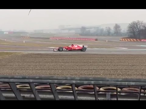 F1 2017 | Sebastian Vettel's very first lap in the Ferrari SF70H (24.02.17)