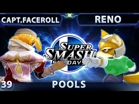 SSS 39 - URT Captain Faceroll (Sheik) Vs. Reno (Fox) SSBM Pools - Smash Melee