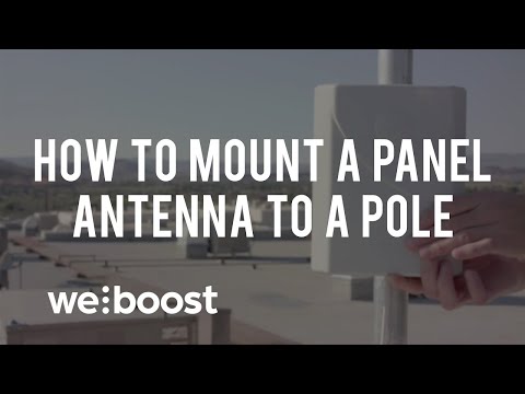 How To Mount A Panel Antenna On A Pole | weBoost