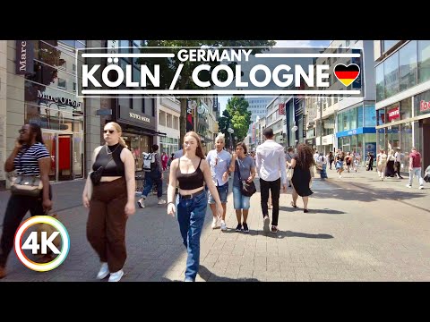 Cologne / Köln Germany ???????? Amazing Summer Walk ☀️ 2023 4K 60FPS Walking Tour