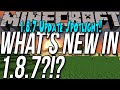 What's New In Minecraft 1.8.7?!? (Minecraft 1.8.7 Update Spotlight!!)