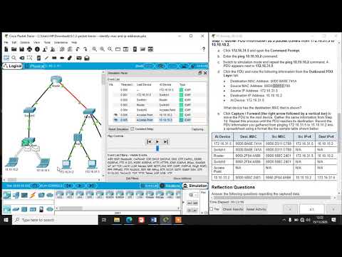 9.1.3 Packet Tracer   Identify MAC and IP Addresses