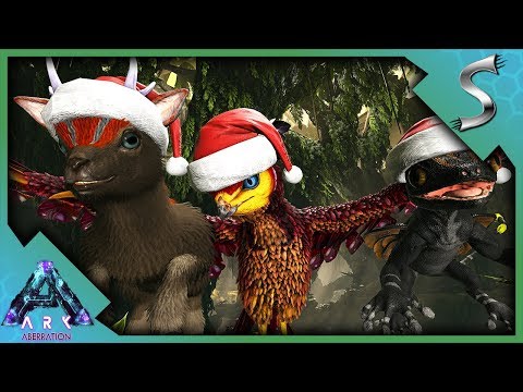 ARKS XMAS EVENT! CRAZY COLOURED DINOS & SANTA HATS ON CREATURES - Ark: Aberration [DLC Gameplay E17]