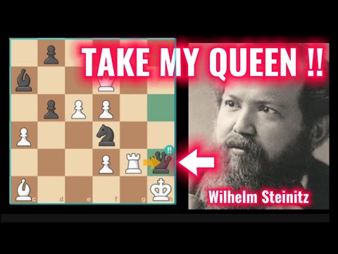 Full video: Reiner vs. Wilhelm Steinitz | Casual game / Vienna AUH / Apr 1860 | #chesstactics
