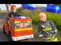 FireMan Sam Jupiter Ride On Fire Engine Toy ...