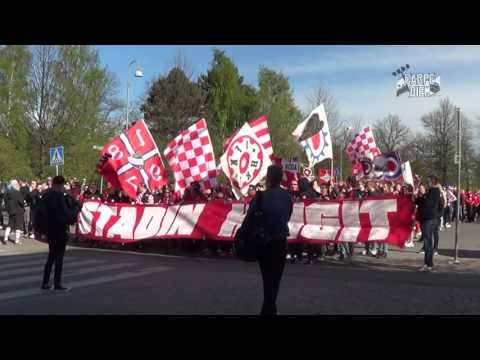 HIFK vs HJK Helsinki Corteo/Choreo/Support/Pyro