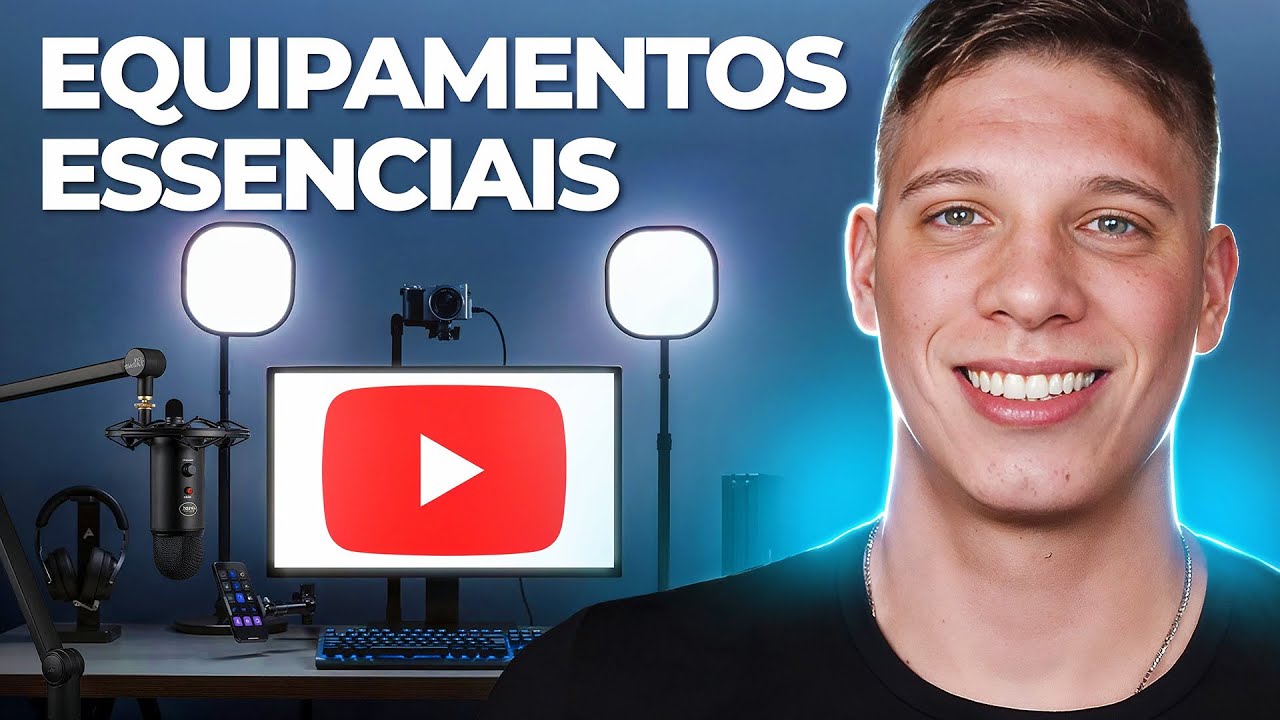 7 Equipamentos e Itens Essenciais Que Você PRECISA Ter Para Gravar Videos no YouTube em 2024