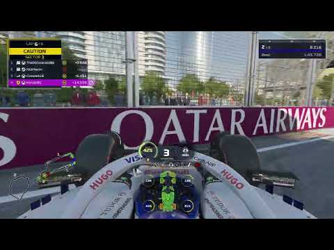 RCL D1 R8 Azerbaijan Grand Prix Highlights (UNEDITED) | Neons POV | F1 25