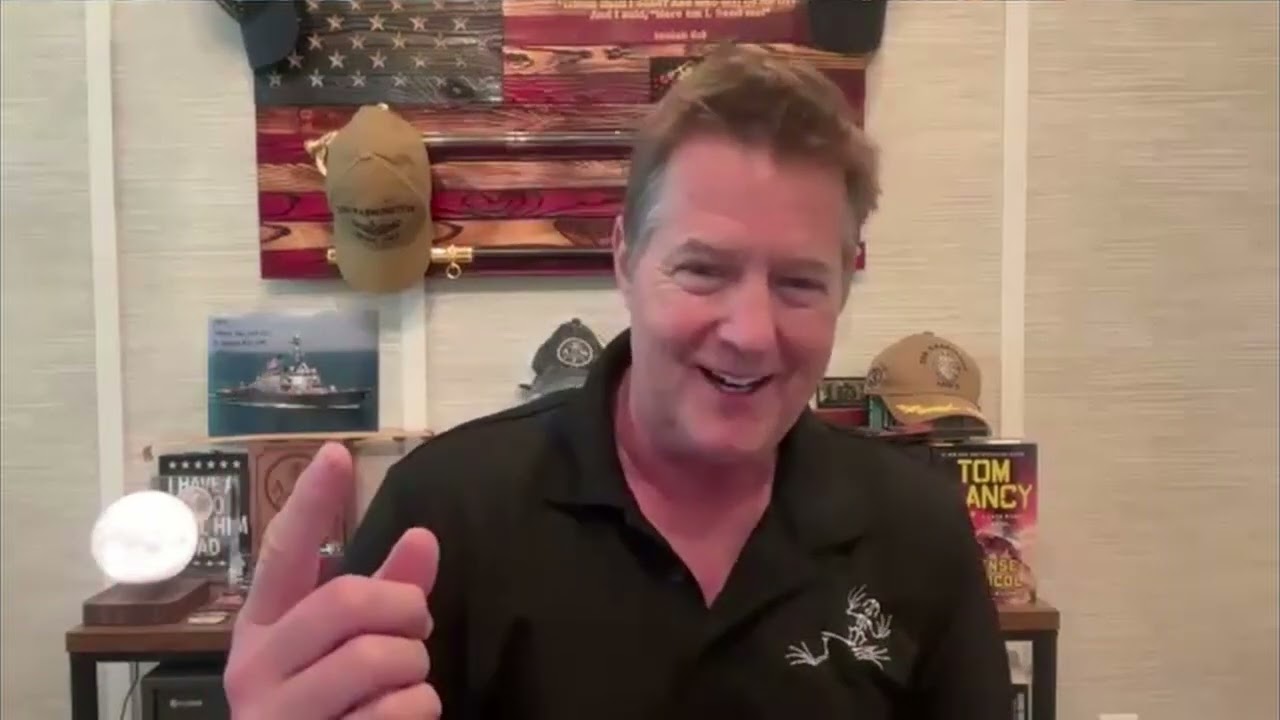 BRIAN ANDREWS & JEFFERY WILSON: TOM CLANCY EXECUTIVE POWER & ACT OF DEFIANCE ON ABOUT THE AUTHORS TV