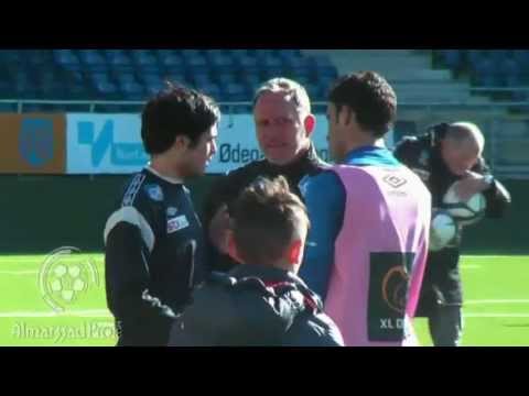 Abderrazak Hamdallah 2013 : første trening med Aalesund 2013